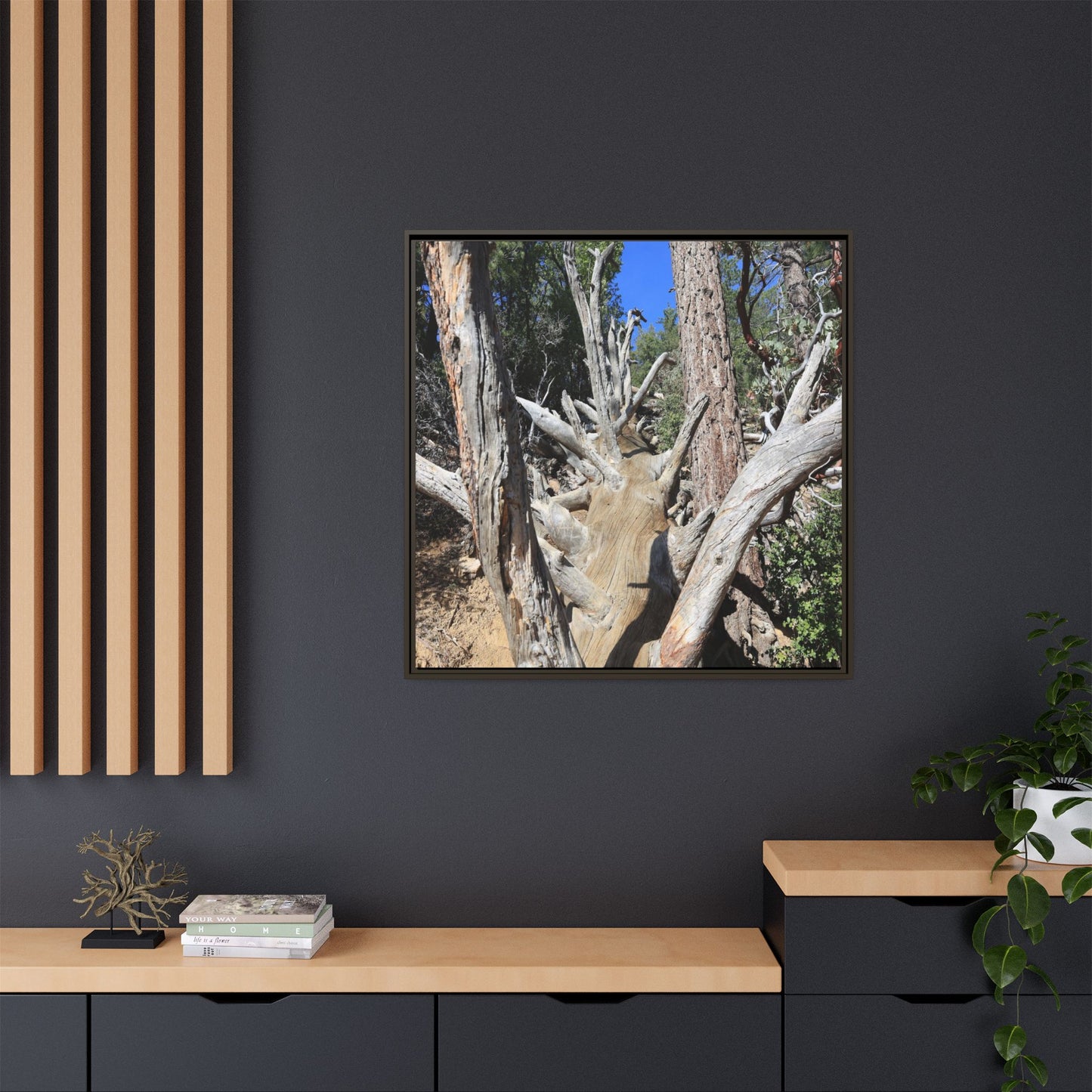 Forest Sentinels - Unique Stretched Canvas Wall Art