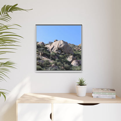 Ancient Stone Landscape - Unique Stretched Canvas Wall Art - Art By Earth