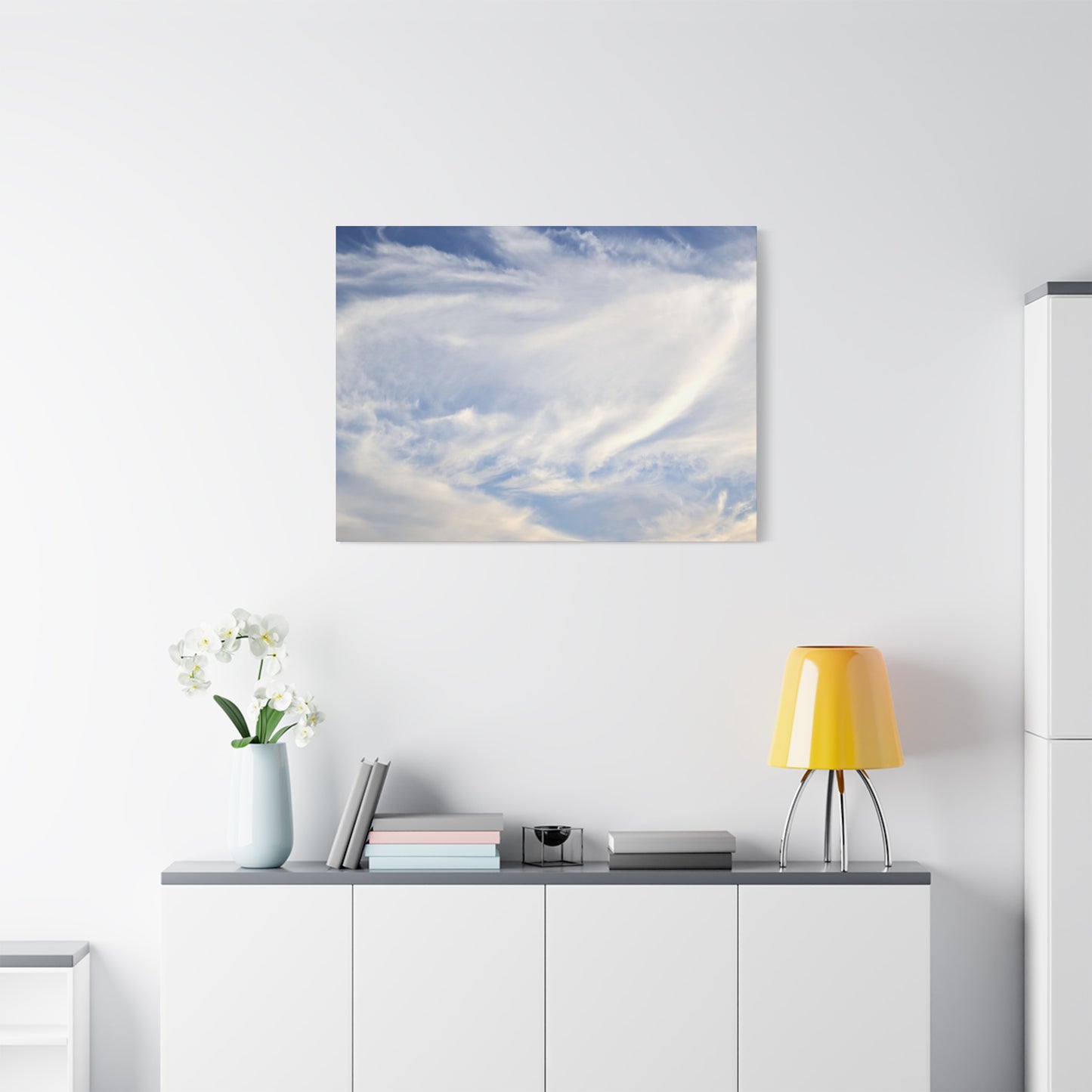 Whispers of Celestial Breath - Unique Frameless Canvas Wall Art - Art By Earth