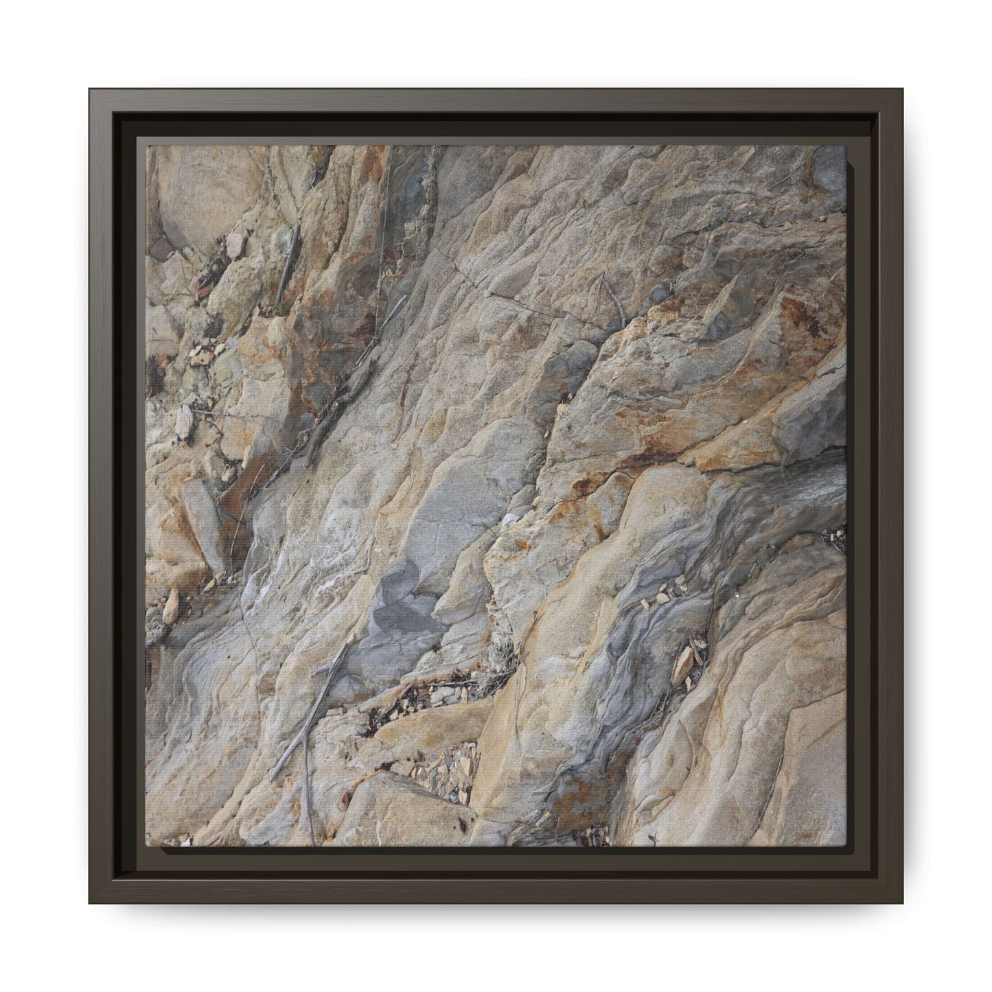 Layers of Earth's History - Unique Stretched Canvas Wall Art - Art By Earth