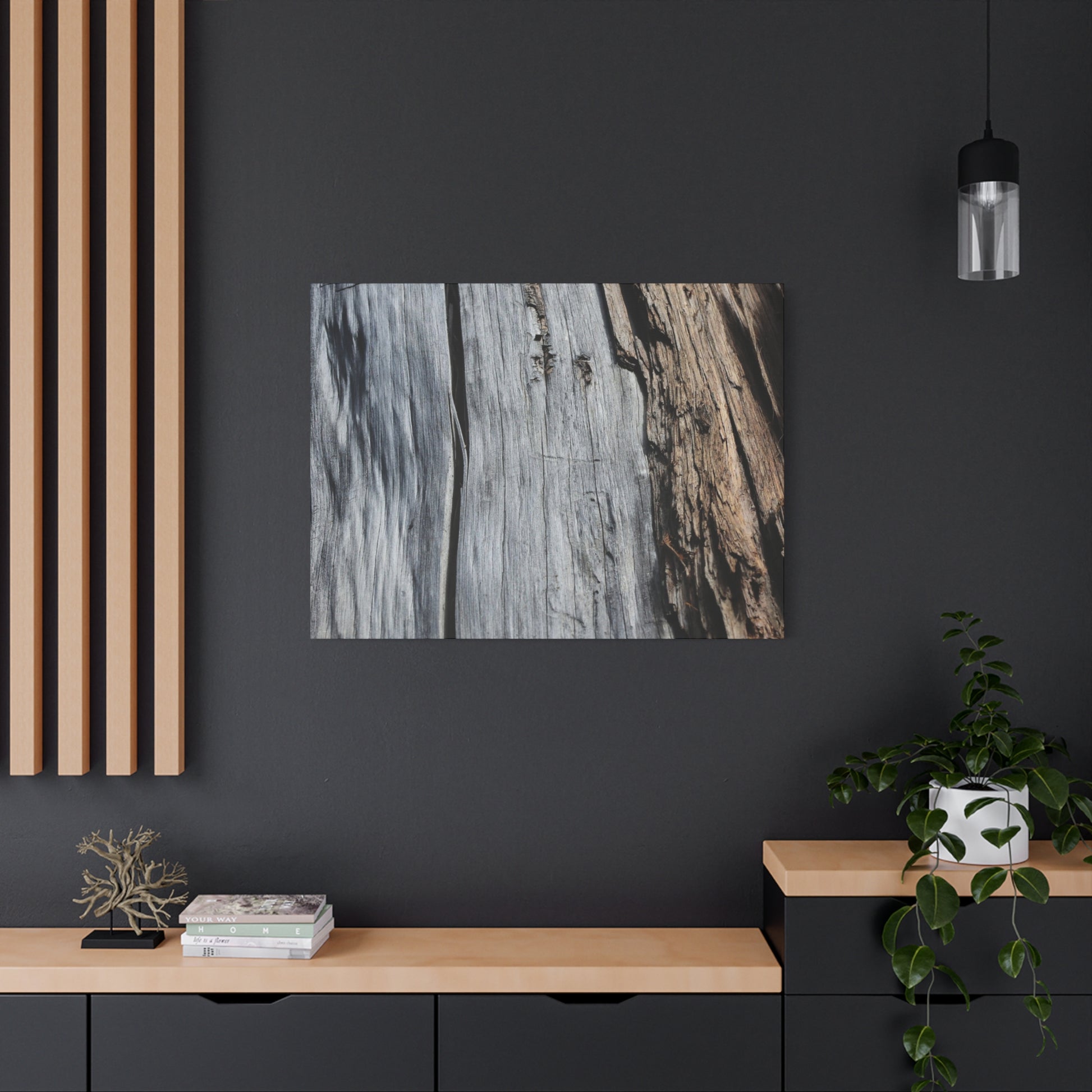 Fracture Lines - Unique Frameless Canvas Wall Art - Art By Earth