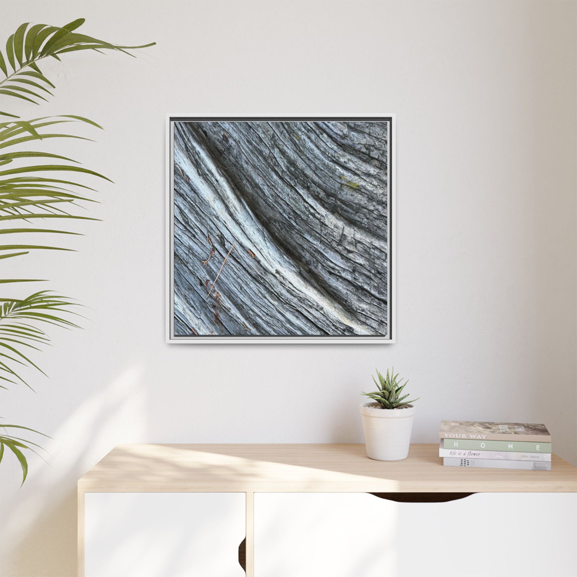 Time's Carved Path - Unique Stretched Canvas Wall Art - Art By Earth