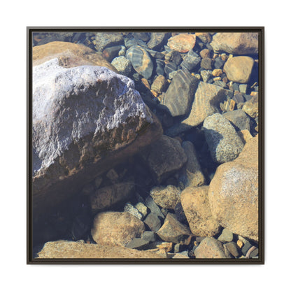 Stone Sanctuary - Unique Stretched Canvas Wall Art