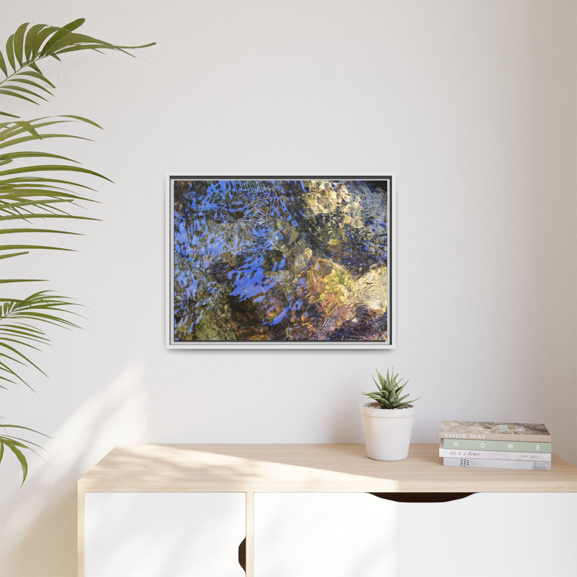 Aquatic Kaleidoscope - Unique Stretched Canvas Wall Art - Art By Earth