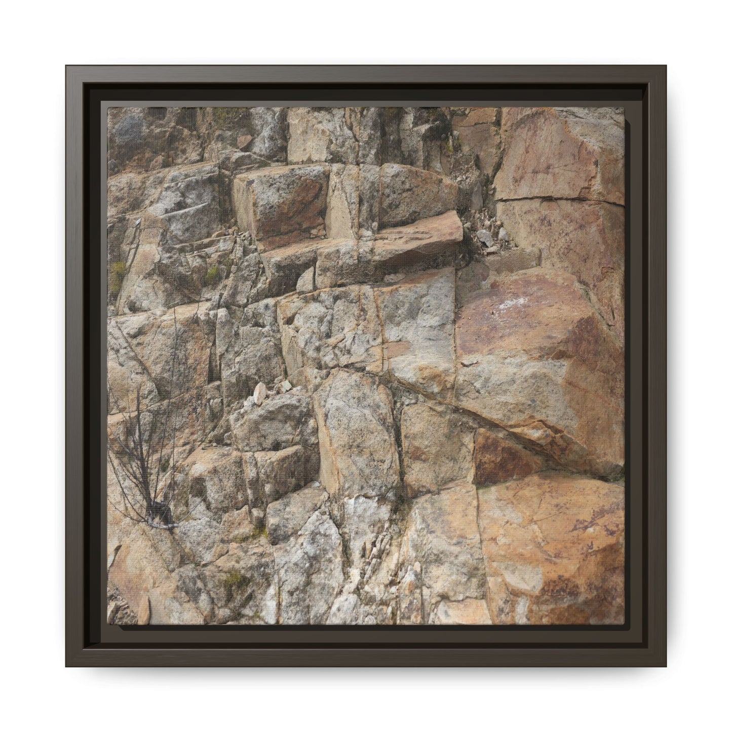 Sandstone Symphony - Unique Stretched Canvas Wall Art - Art By Earth