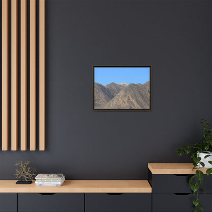 Echoes of Barren Peaks - Unique Stretched Canvas Wall Art - Art By Earth