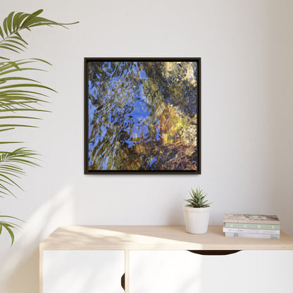 Watery Kaleidoscope - Unique Stretched Canvas Wall Art - Art By Earth