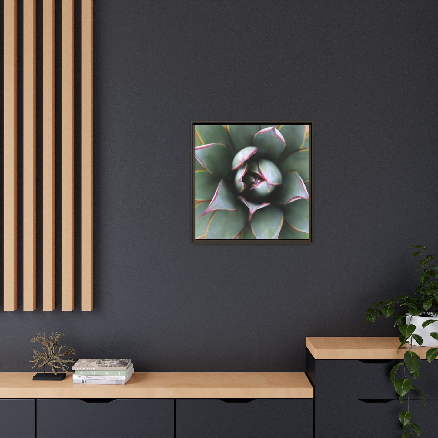 Spiky Elegance - Unique Stretched Canvas Wall Art - Art By Earth