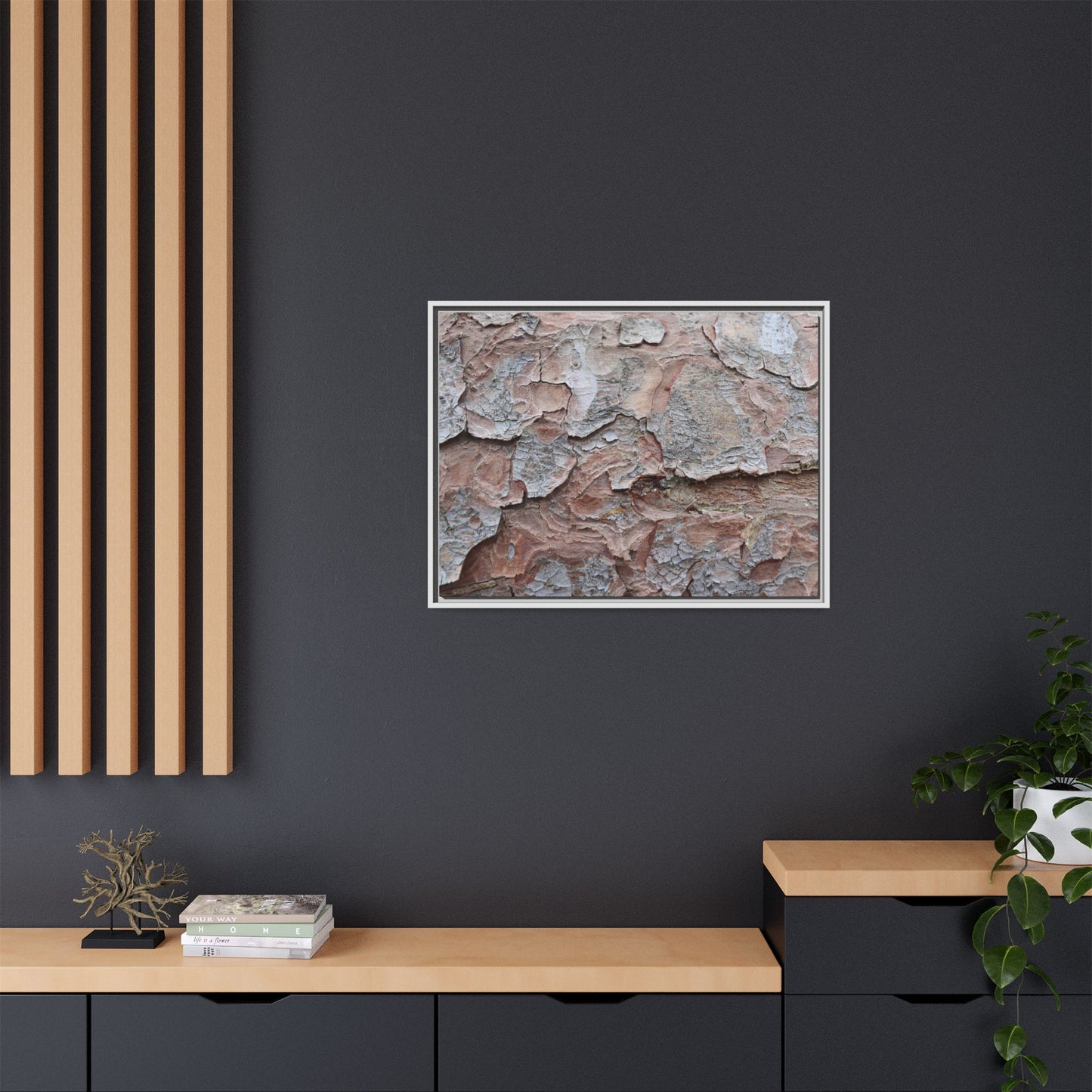 Flaking Serenity - Unique Stretched Canvas Wall Art - Art By Earth