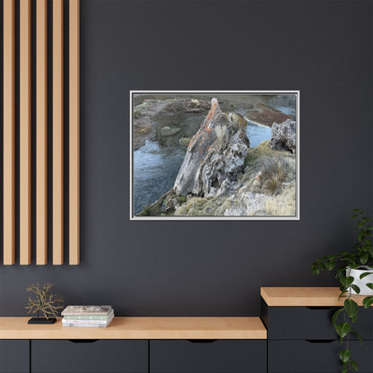 Carved by Water - Unique Stretched Canvas Wall Art