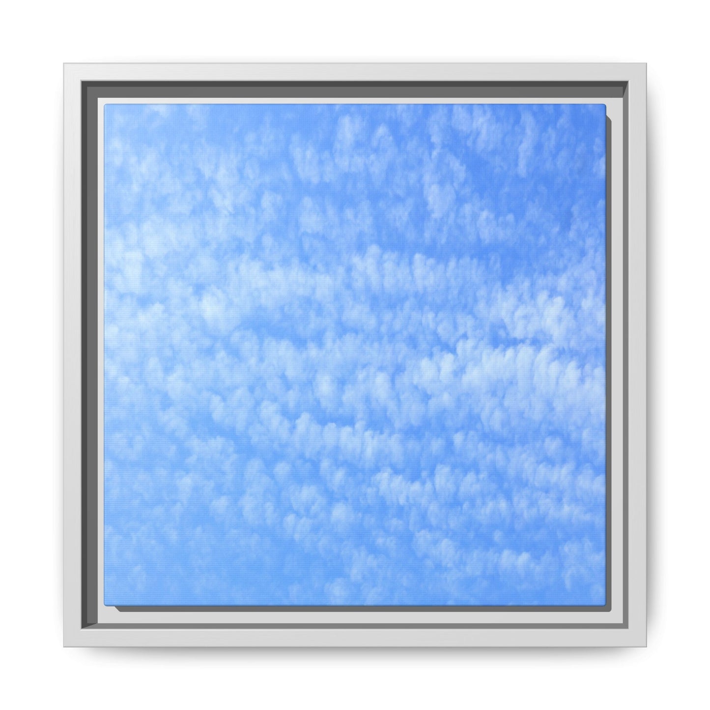 Wispy Blue Dreams - Unique Stretched Canvas Wall Art - Art By Earth