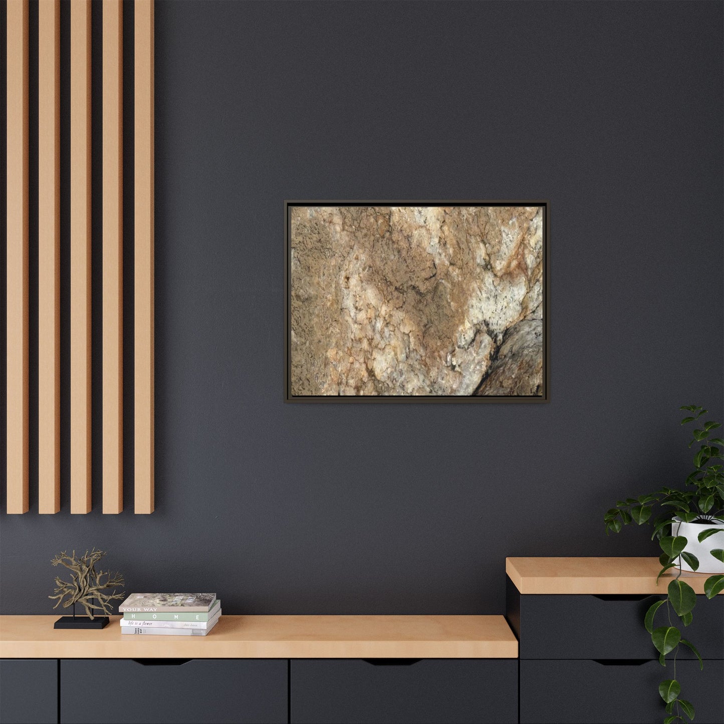 Ancient Stone Wall - Unique Stretched Canvas Wall Art - Art By Earth