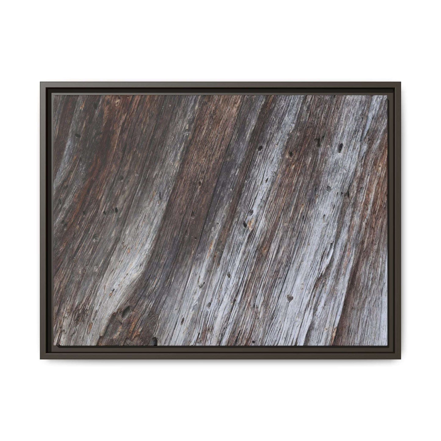 Aged Timber Texture - Unique Stretched Canvas Wall Art - Art By Earth