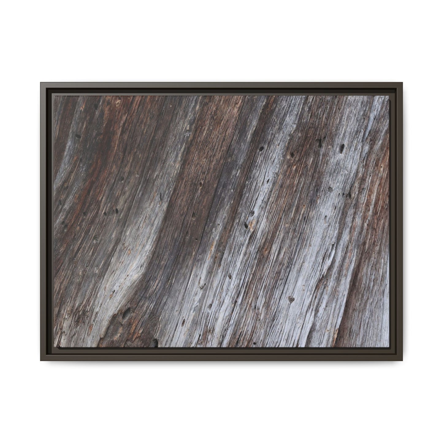 Aged Timber Texture - Unique Stretched Canvas Wall Art - Art By Earth