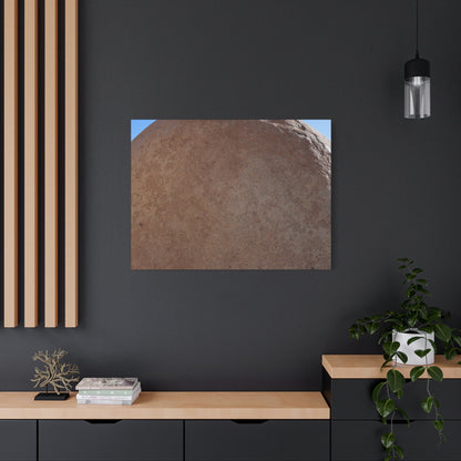 Stone Sphere of Silence - Unique Frameless Canvas Wall Art - Art By Earth