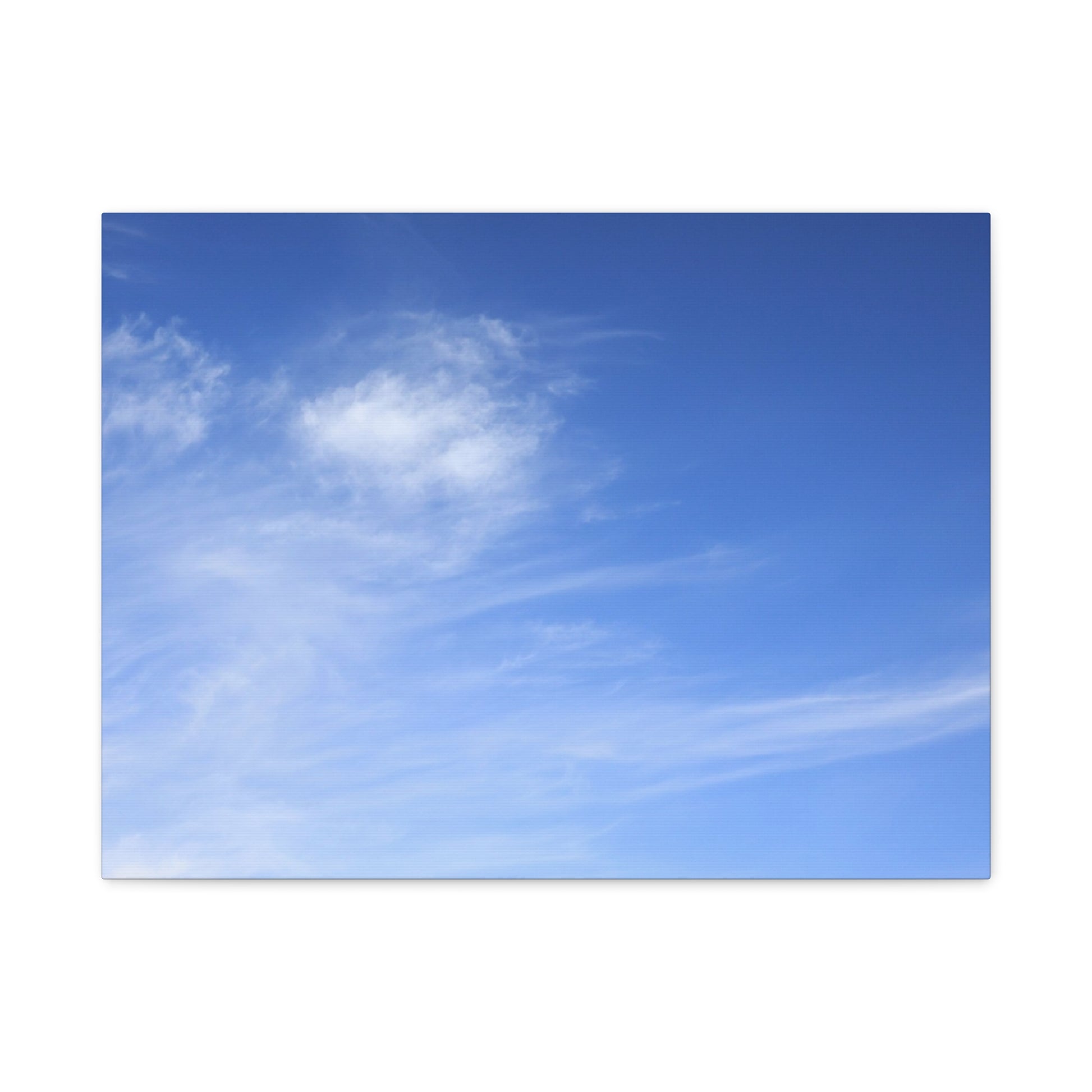 Blue Breath - Unique Frameless Canvas Wall Art - Art By Earth