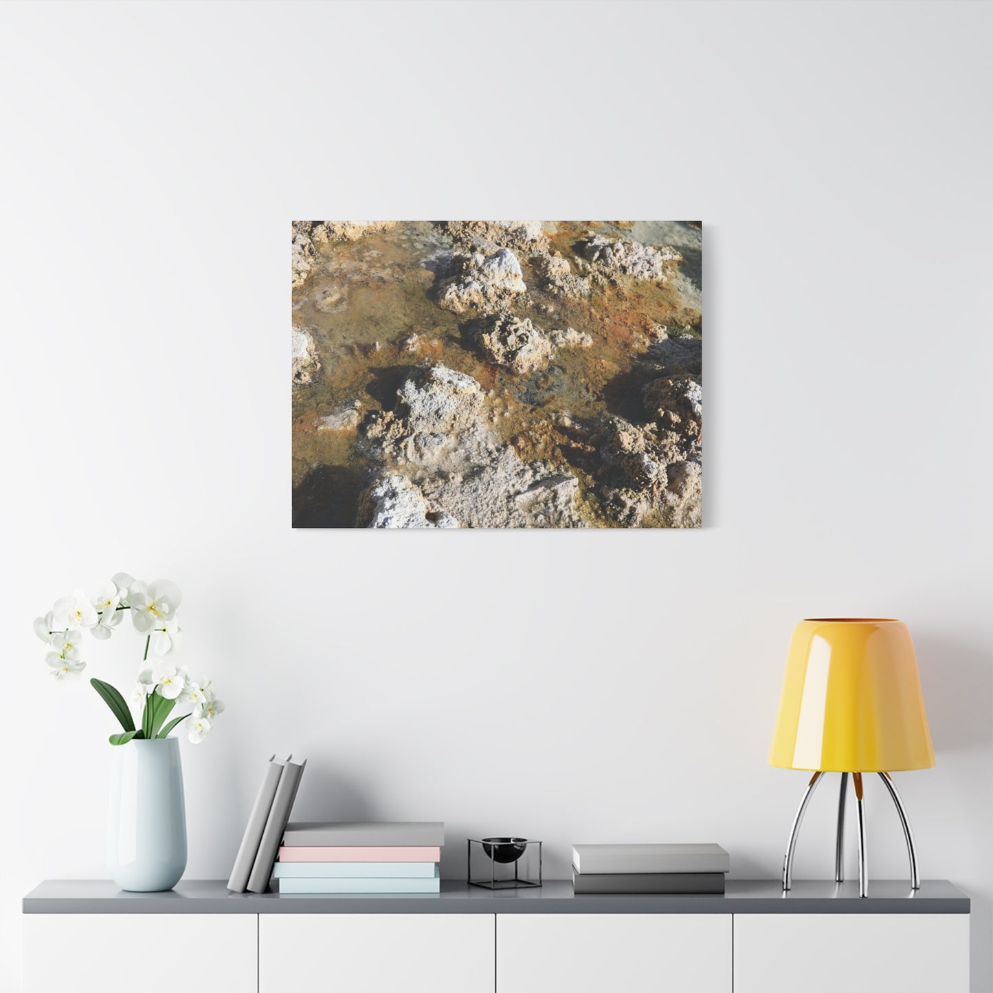 Strata of Decay - Unique Frameless Canvas Wall Art