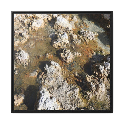 Stone Sea of Silence - Unique Stretched Canvas Wall Art