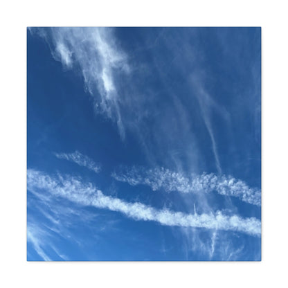 Sky's Poetry - Unique Frameless Canvas Wall Art - Art By Earth