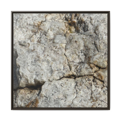 Weathered Limestone Formation - Unique Stretched Canvas Wall Art - Art By Earth