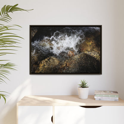 Cascading Momentum - Unique Stretched Canvas Wall Art - Art By Earth