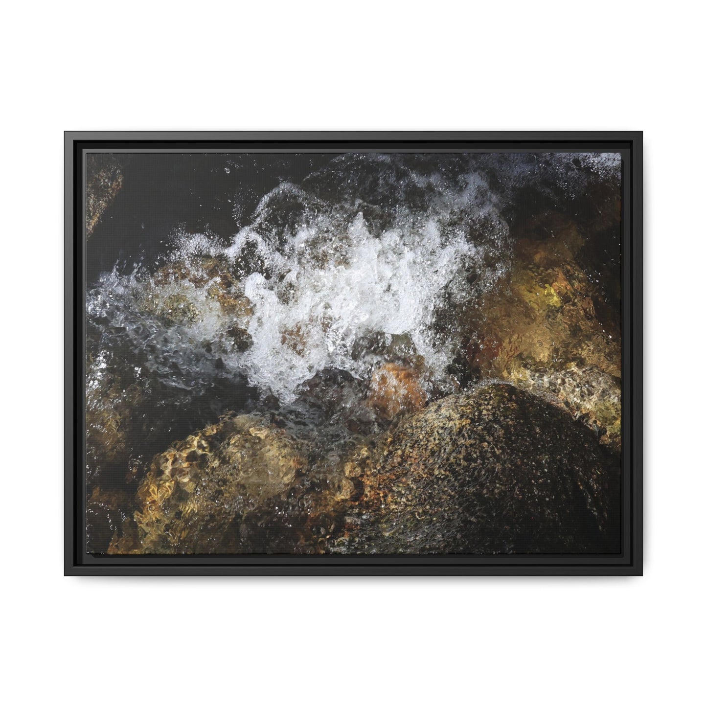 Cascading Momentum - Unique Stretched Canvas Wall Art - Art By Earth
