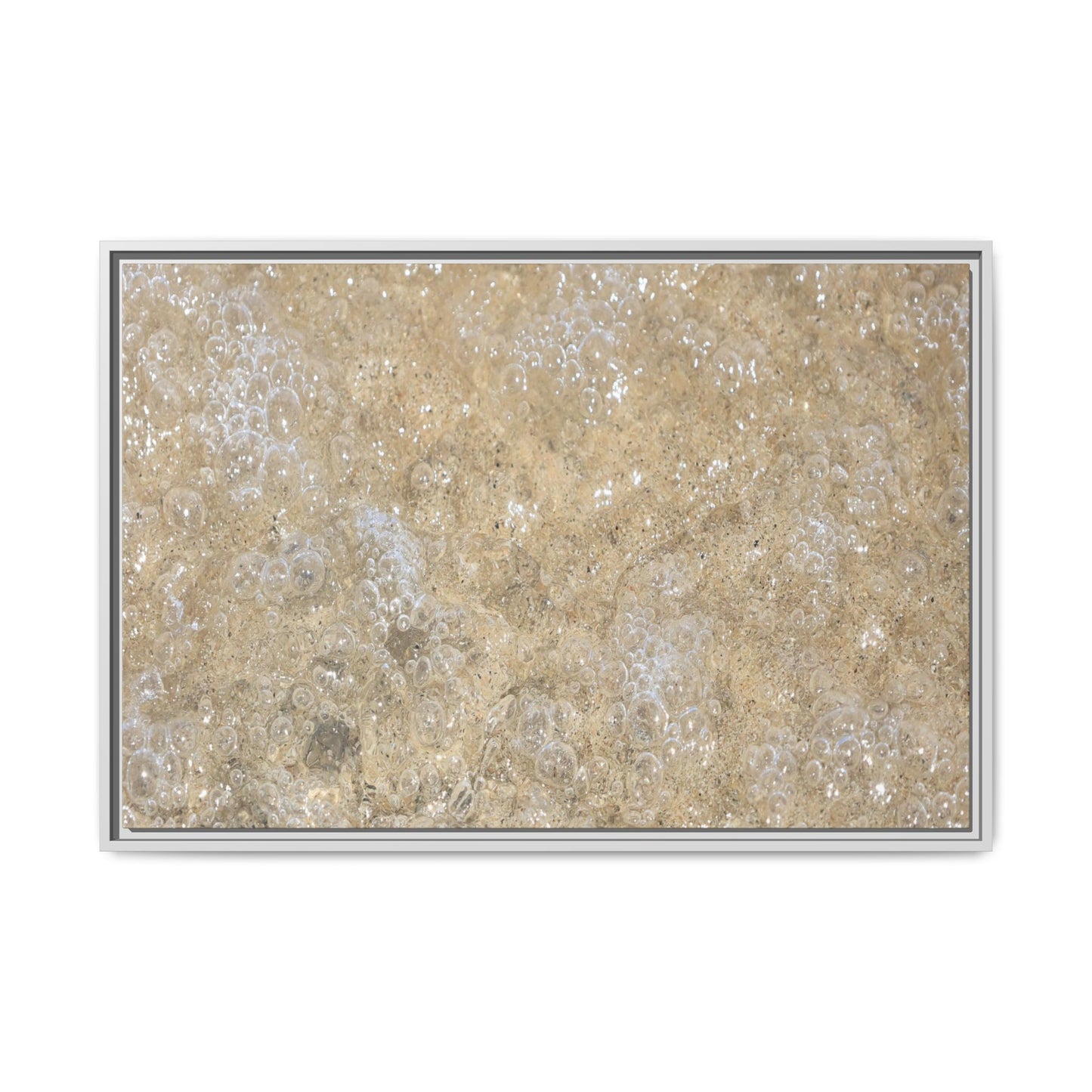 Bubbling Sand - Unique Stretched Canvas Wall Art - Art By Earth