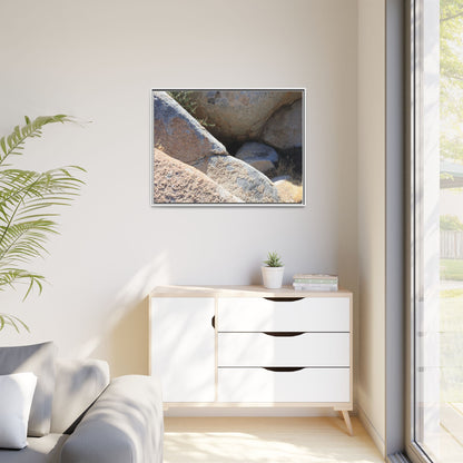 Boulder Shelter - Unique Stretched Canvas Wall Art