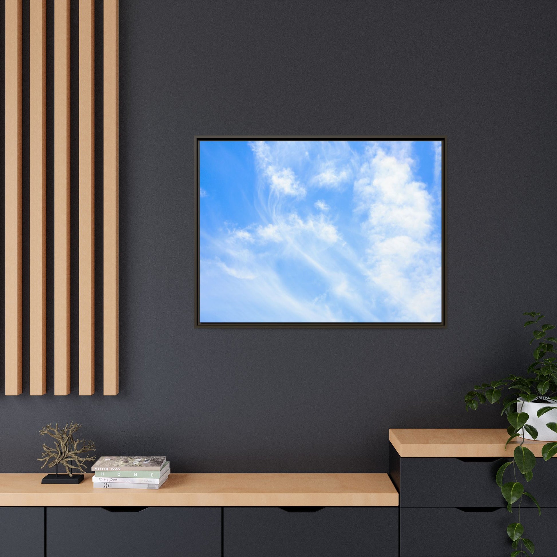 Azure Dreaming - Unique Stretched Canvas Wall Art - Art By Earth