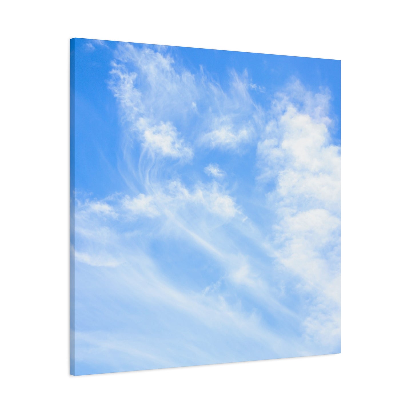Whispers of Cerulean - Unique Frameless Canvas Wall Art - Art By Earth
