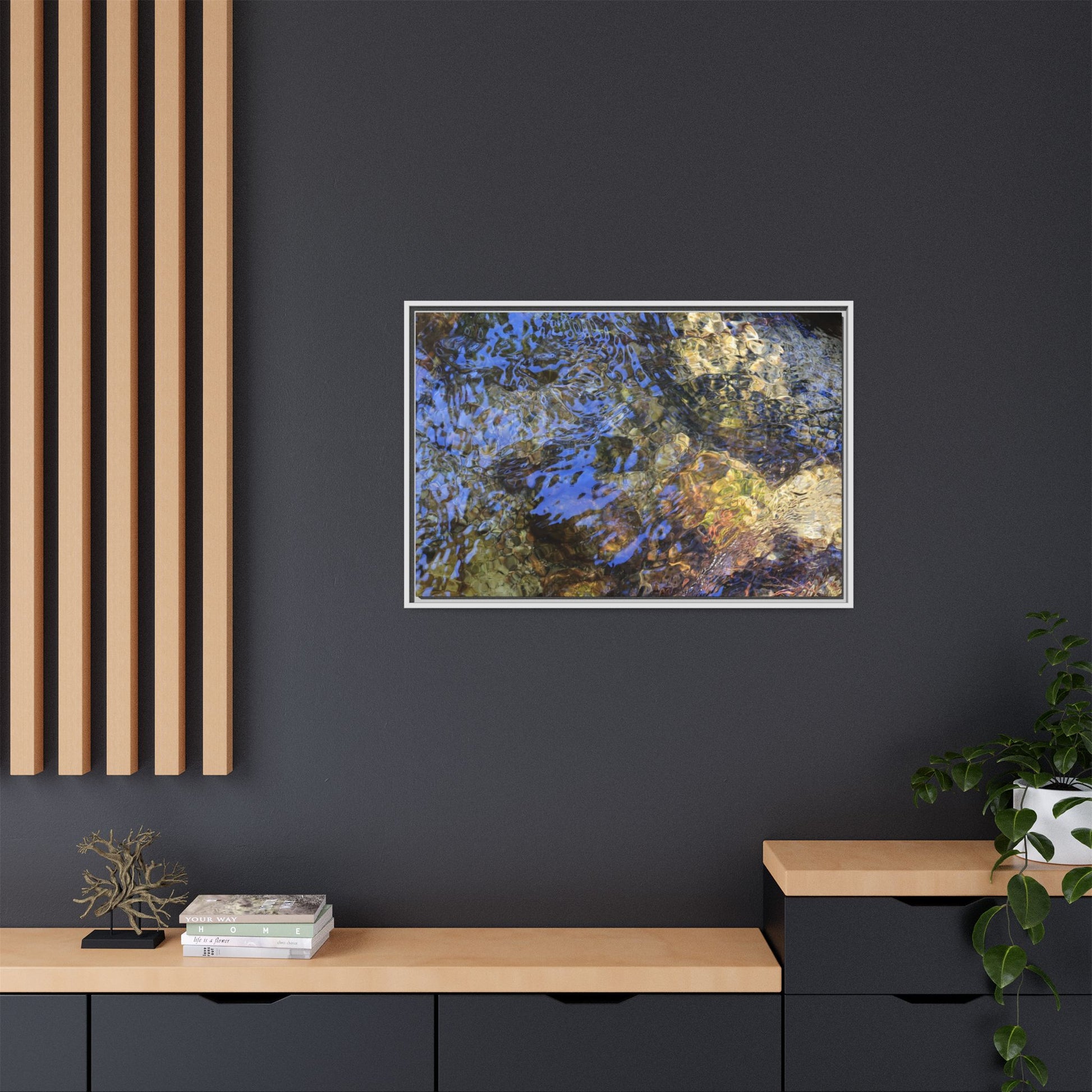 Aquatic Kaleidoscope - Unique Stretched Canvas Wall Art - Art By Earth