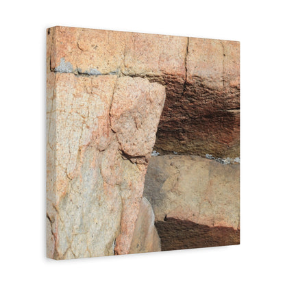 Layered Echoes - Unique Frameless Canvas Wall Art - Art By Earth