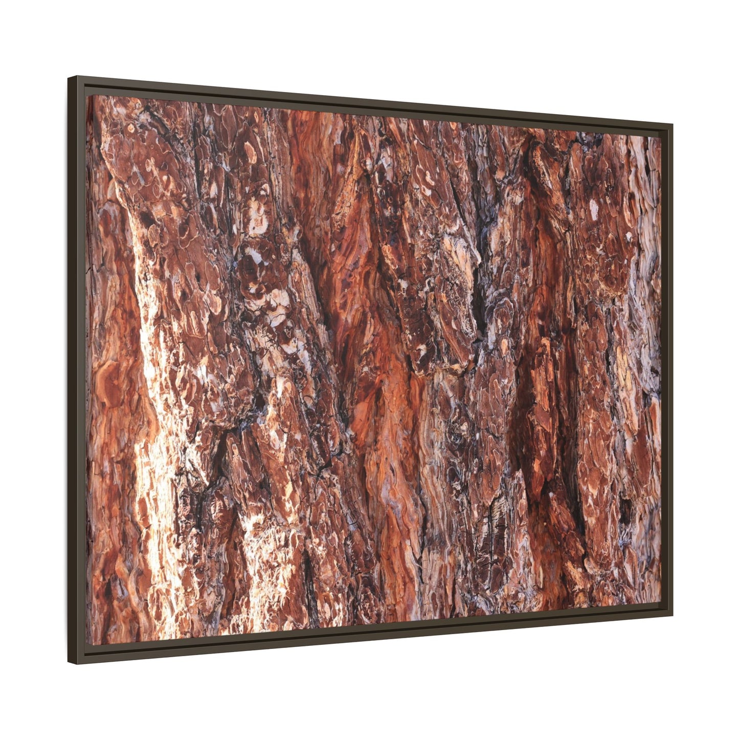 Wooden Mosaic - Unique Stretched Canvas Wall Art