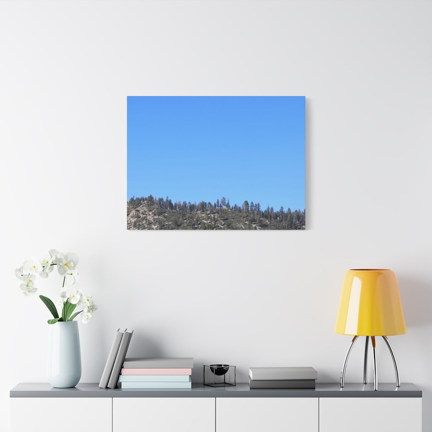 Mountain's Quiet Breath - Unique Frameless Canvas Wall Art