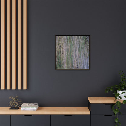 Whispers of Silver Grass - Unique Stretched Canvas Wall Art - Art By Earth