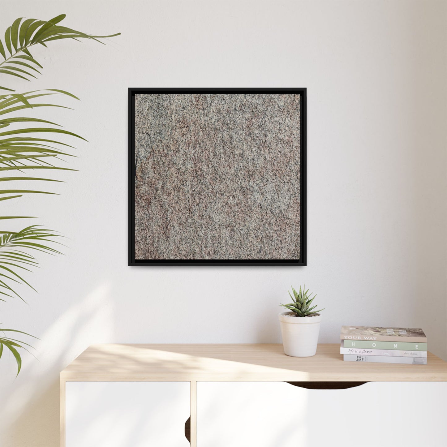 Granular Whispers - Unique Stretched Canvas Wall Art - Art By Earth