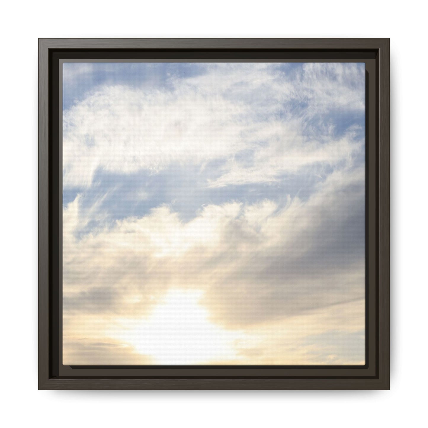 Sky's Ethereal Whisper - Unique Stretched Canvas Wall Art - Art By Earth