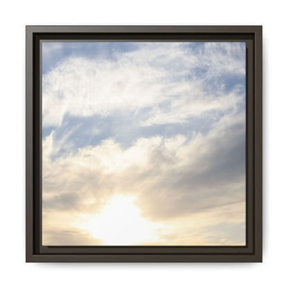 Sky's Ethereal Whisper - Unique Stretched Canvas Wall Art - Art By Earth