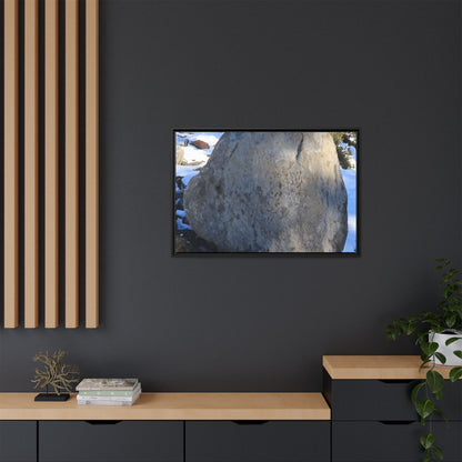 Glacial Solitude - Unique Stretched Canvas Wall Art