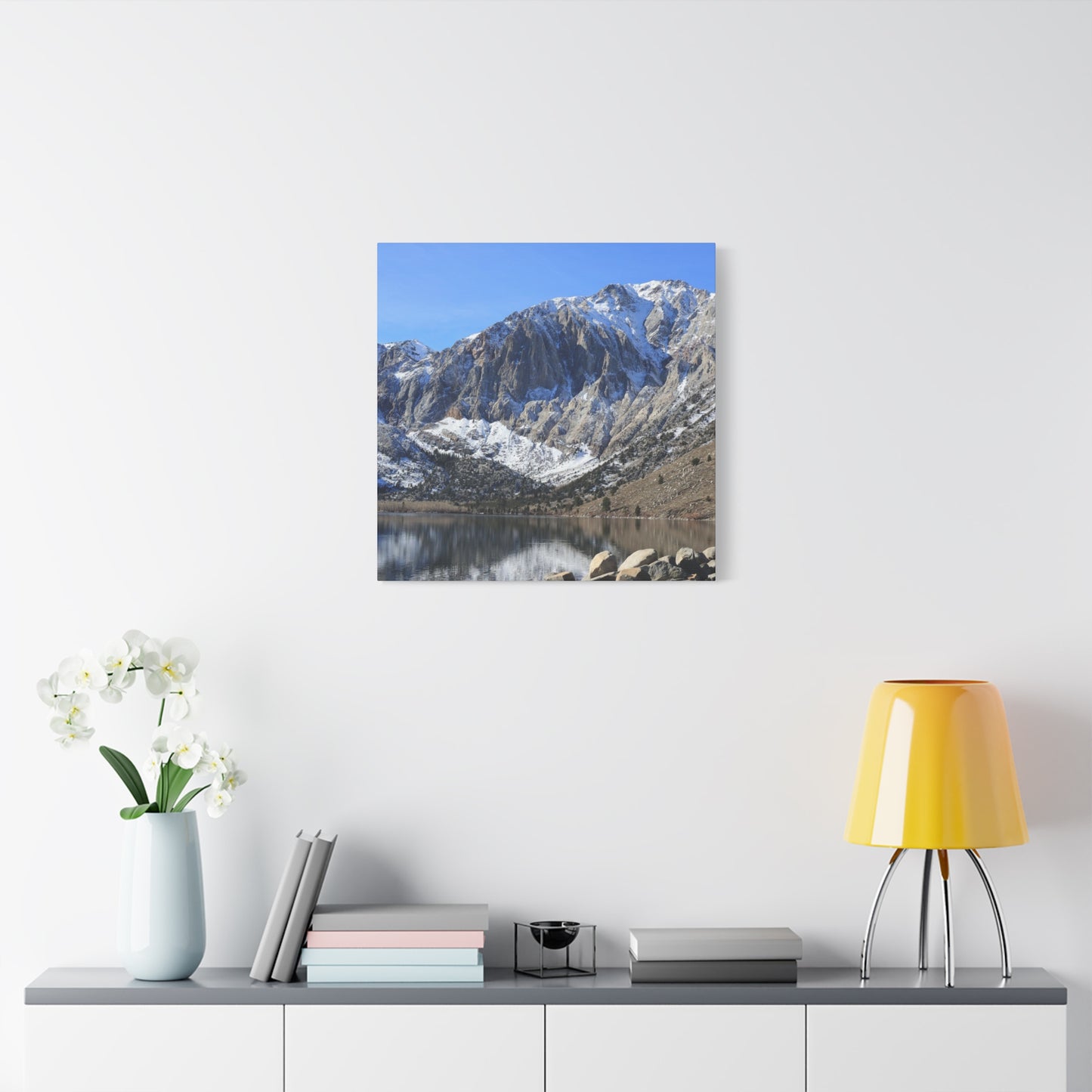 Reflections of Solitude - Unique Frameless Canvas Wall Art