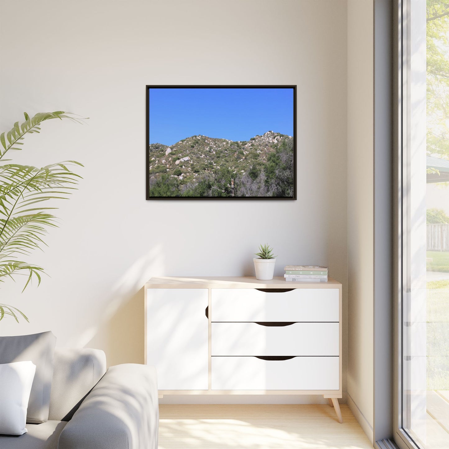 Sparse Vegetation - Unique Stretched Canvas Wall Art
