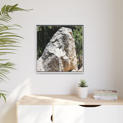 Stone's Silent Whisper - Unique Stretched Canvas Wall Art - Art By Earth