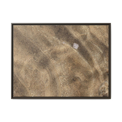 Underwater Sand Exploration - Unique Stretched Canvas Wall Art - Art By Earth
