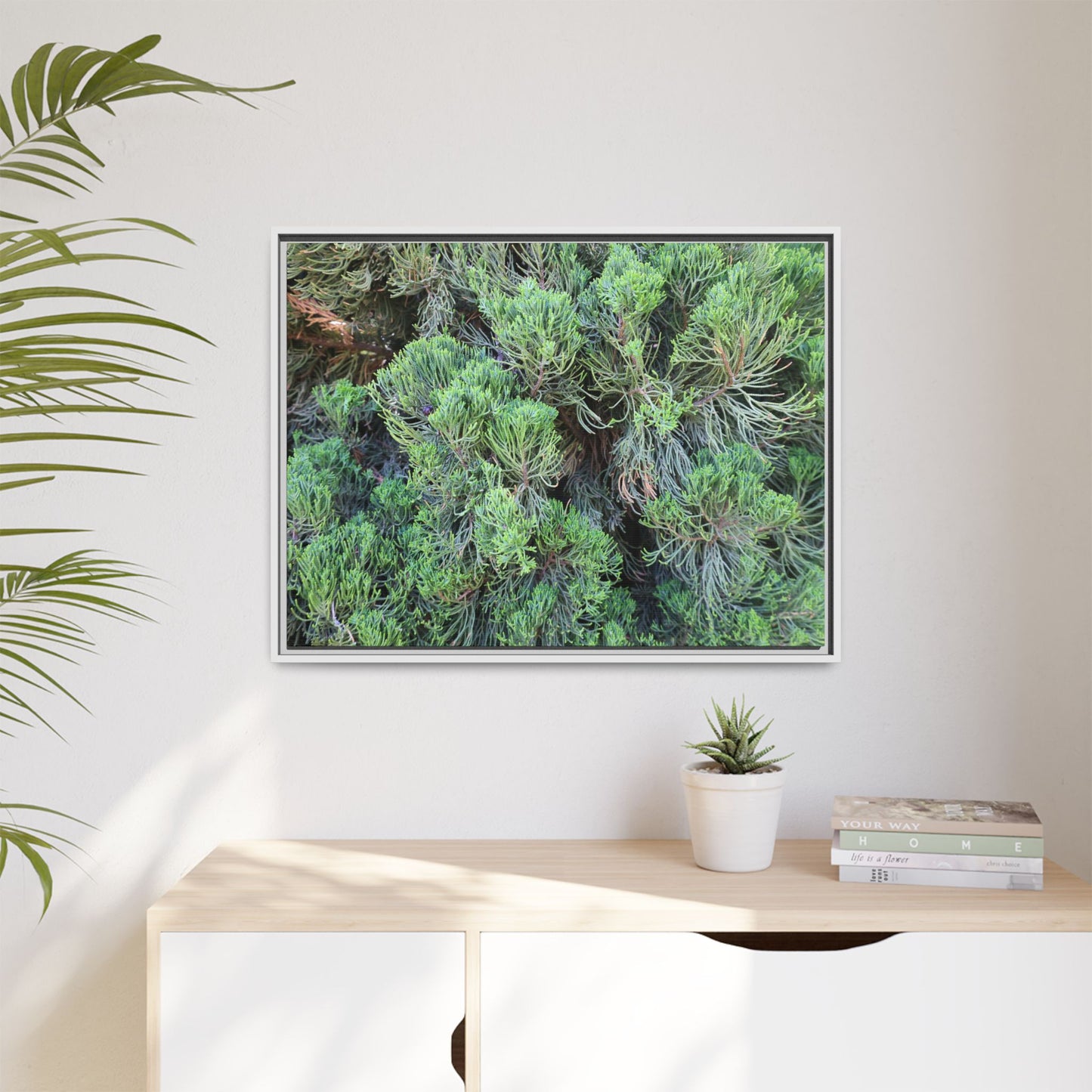 Verdant Whispers - Unique Stretched Canvas Wall Art - Art By Earth