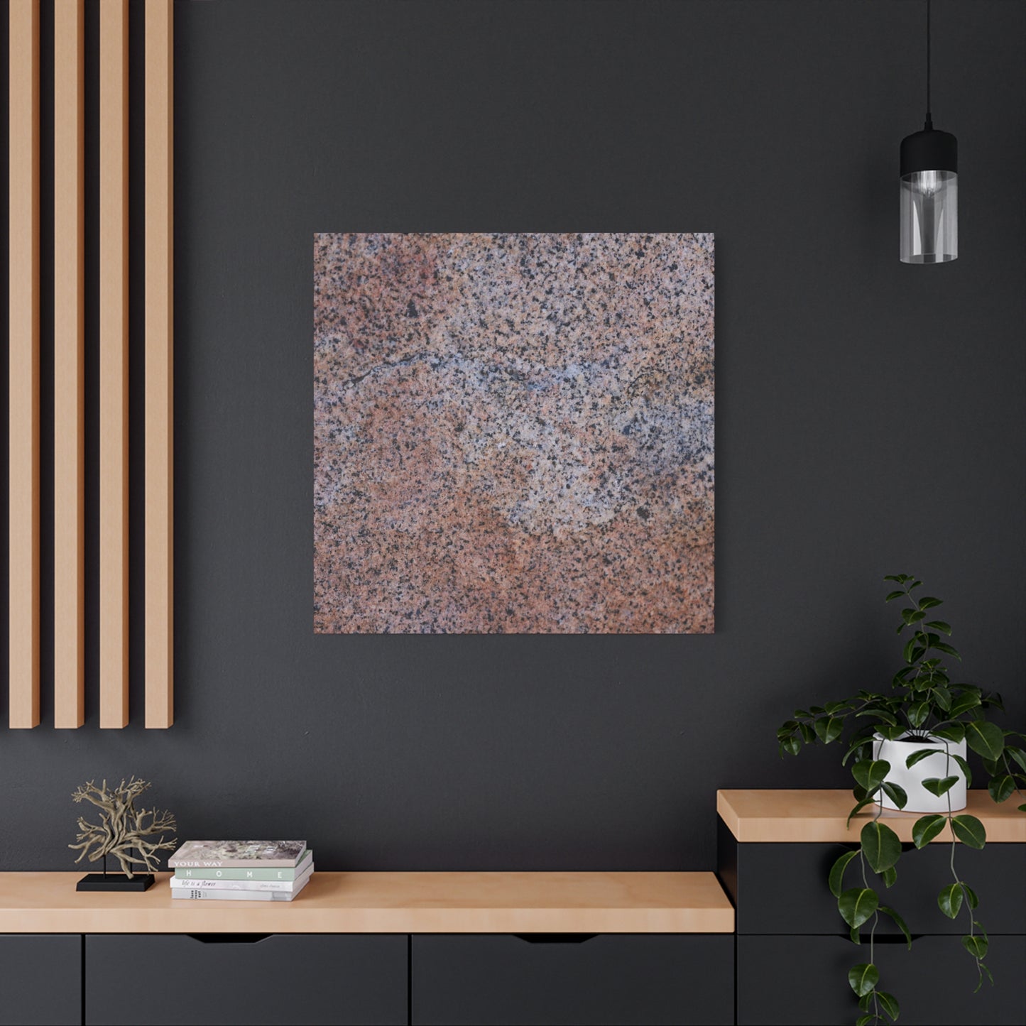 Granular Symphony - Unique Frameless Canvas Wall Art - Art By Earth