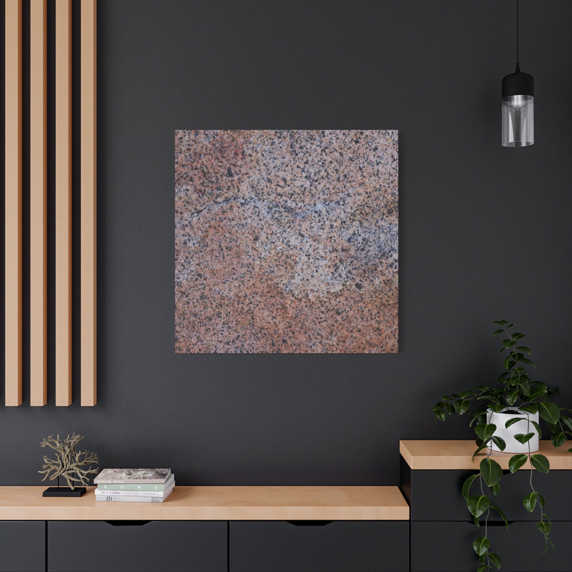 Granular Symphony - Unique Frameless Canvas Wall Art - Art By Earth