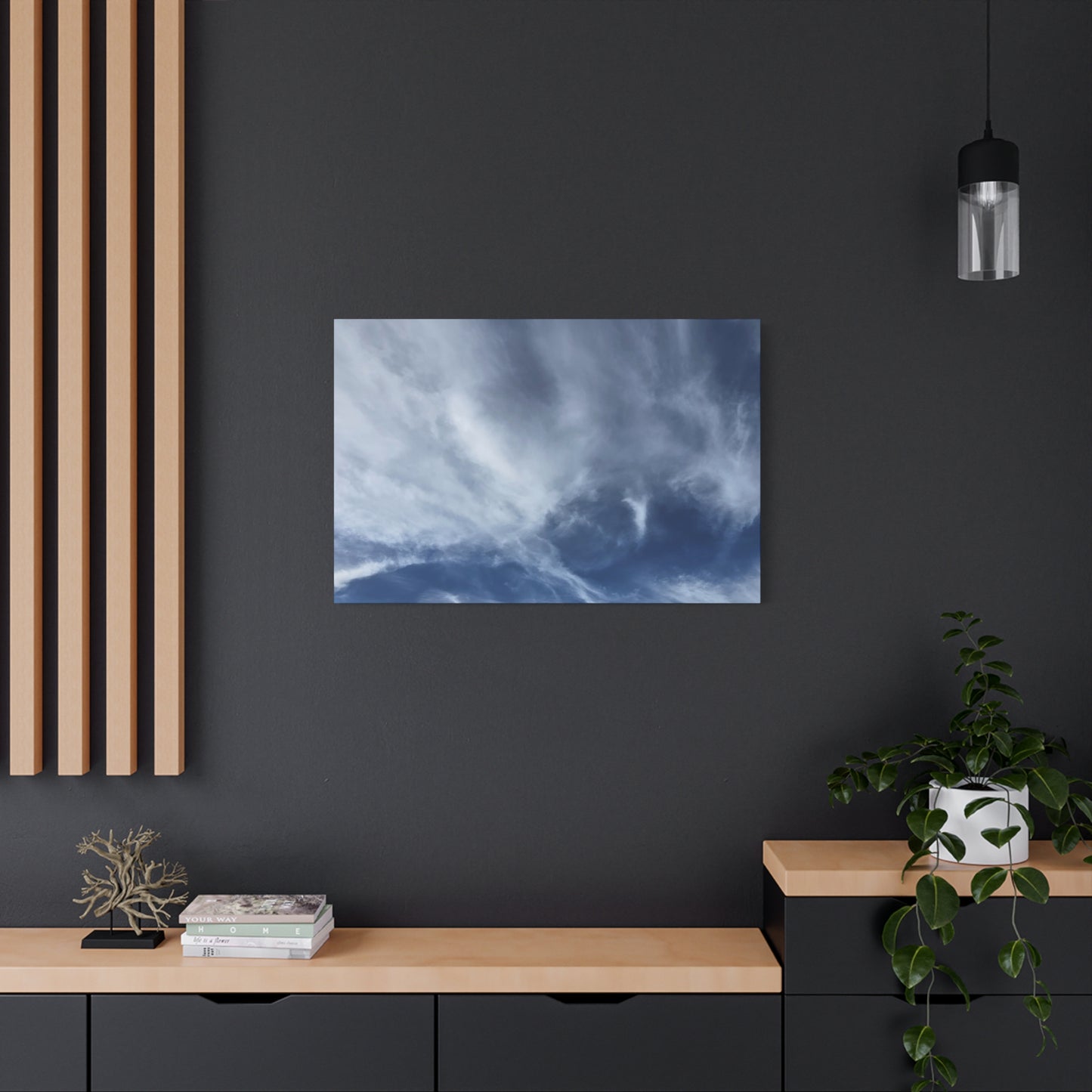 Whispers of the Celestial Realm - Unique Frameless Canvas Wall Art - Art By Earth