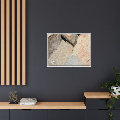 Rock Fragment - Unique Stretched Canvas Wall Art - Art By Earth