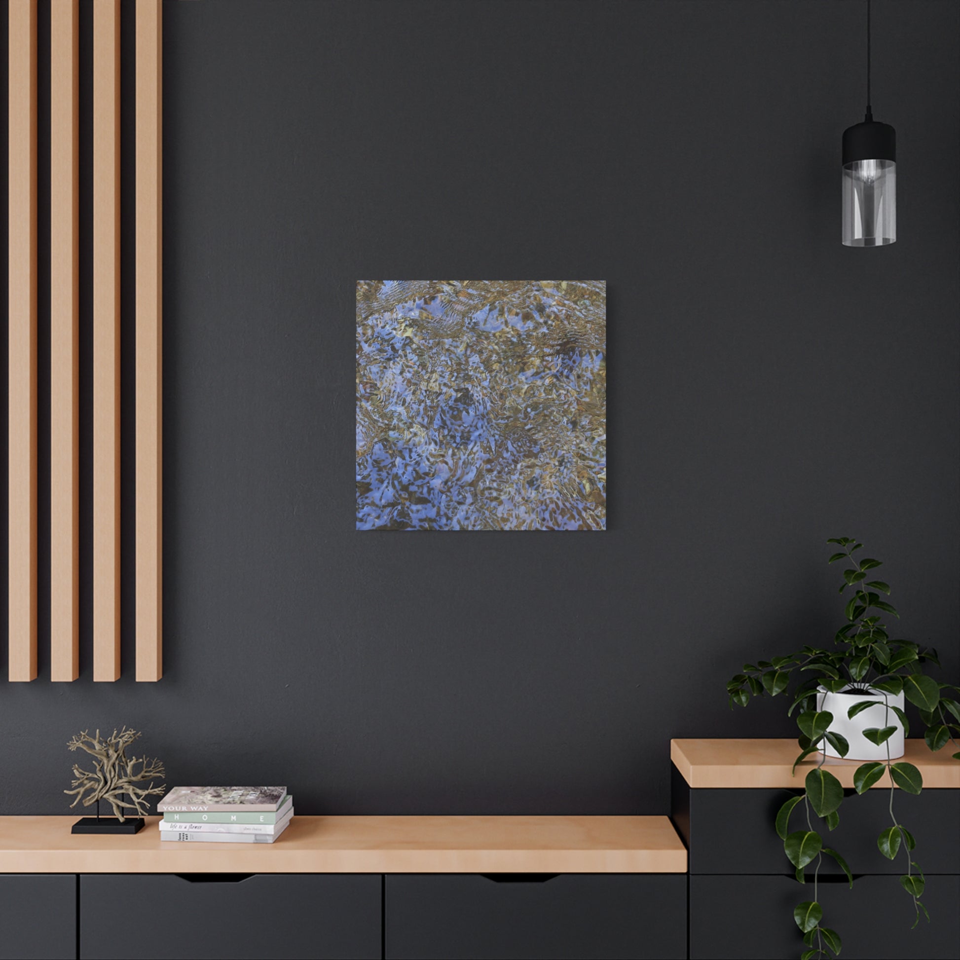 Ripples of Memory - Unique Frameless Canvas Wall Art - Art By Earth