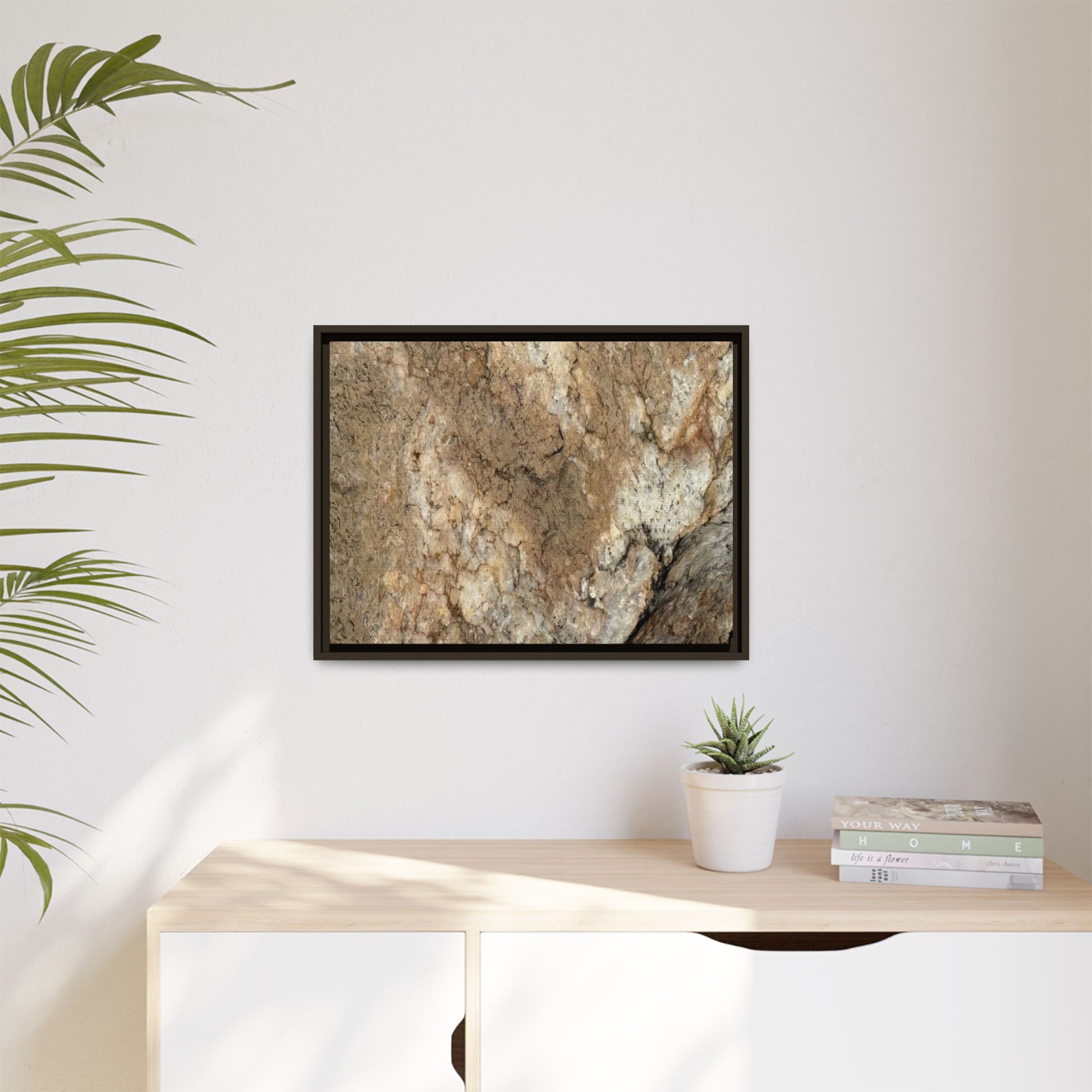 Ancient Stone Wall - Unique Stretched Canvas Wall Art - Art By Earth